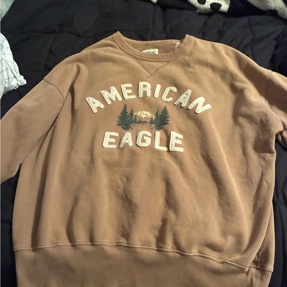 American Eagle Outfitters Tan Sweatshirt